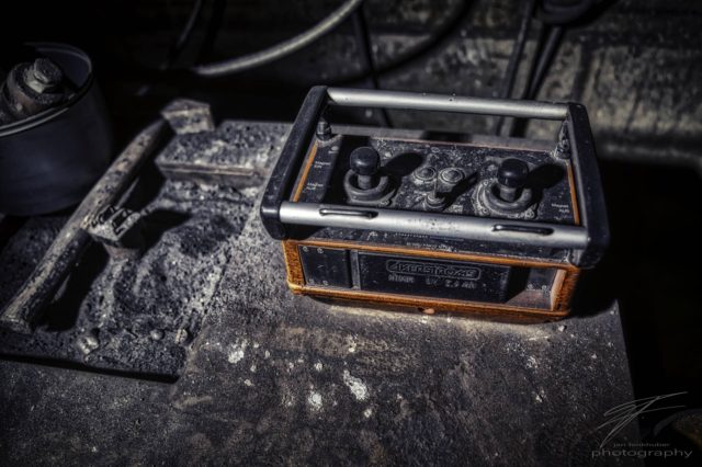 Lost Control - A remote for one of the many cranes inside the old Ferrum foundry in Schafisheim, Switzerland, Schweiz