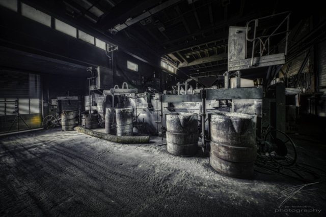Foundry Pots in the old Ferrum foundry in Schafisheim, Switzerland, Schweiz