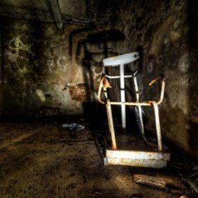 Shadow of a Chair - Clinique Du Diable, Alsace, France