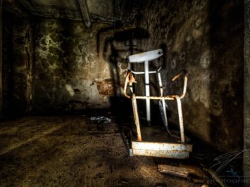Shadow of a Chair - Clinique Du Diable, Alsace, France