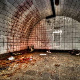The butchery behind the kitchen