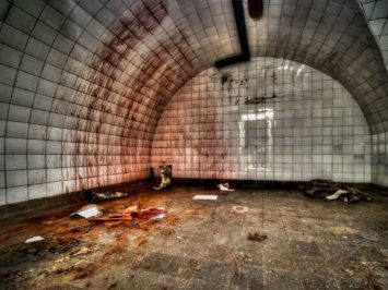 The butchery behind the kitchen