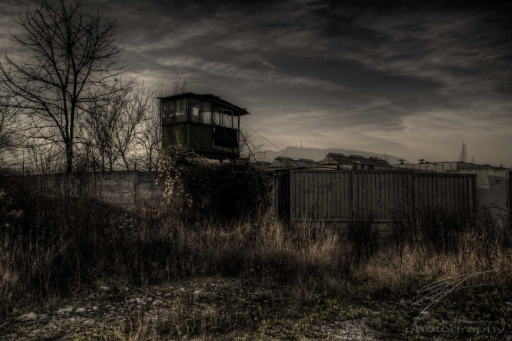 Watchtower - At the corner of an old industrial area outside Brașov, Romania