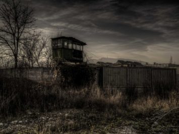Watchtower - At the corner of an old industrial area outside Brașov, Romania