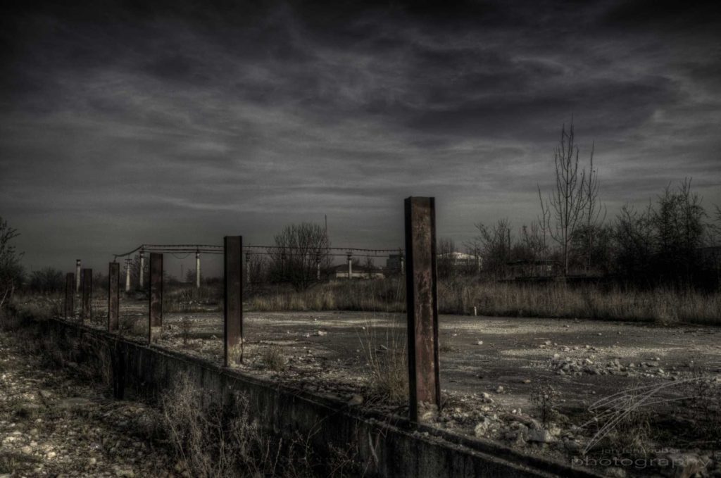 Empty Stakes - In an old industrial area outside Brașov, Romania